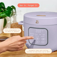 Beautiful 14-Cup Cooked, 6-Cups Uncooked Electric Rice and Grain Cooker, EverGood™ Ceramic Nonstick Coating, by Drew Barrymore