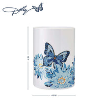 Dolly Parton Stoneware 4.5" x 4.5" x 6" Crock, Butterfly