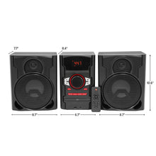 Onn. 100W CD Stereo System with Bluetooth and USB Charging Port