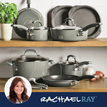Rachael Ray 15 Piece Hard Enamel Nonstick Pots and Pans Set - USA MEGA SHOP
