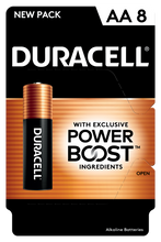 Duracell Coppertop AA Alkaline Batteries 8/PK