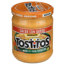 Tostitos Salsa Medium Salsa Con Queso Spread, 15 oz Jar