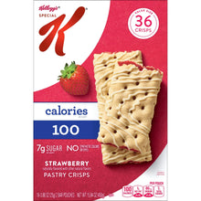 Special K Bar Strawberry Chewy Pastry Crisps, 100 Calories, 15.84 oz, 36 Count