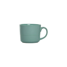 10 Strawberry Street Double Line 16 Piece Stoneware Dinnerware Set, Seafoam