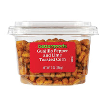 bettergoods Guajillo Pepper & Lime Toasted Corn Nuts, 7 oz Tub
