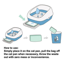 Petfamily Cat Litter Box Pads-Generic Refill for Tidy Cats Breeze Litter System, Size:16.9” x 11.4”-40 Count