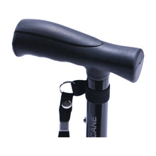 HurryCane Freedom Edition Folding Cane with T Handle, Black