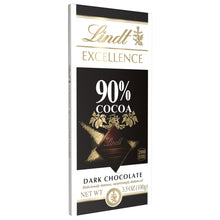 Lindt Excellence, Dark Chocolate, 90% Cocoa, Candy Bar, 3.5 oz, Bar