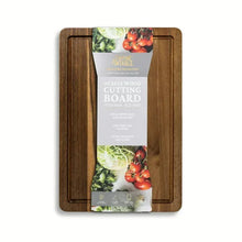 Thyme & Table Large 12"x18" Acacia Wood Cutting Board with Triangle Shaped Anti-Slip Grips