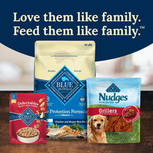 Blue Buffalo Delectables Natural Wet Dog Food Toppers, Hearty Beef, 3-oz Pouch