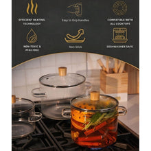 Thyme & Table 4.23 QT Borosilicate Glass Pot