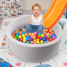 Hawsaiy Foam Ocean Ball Pit for Baby Infants and Toddlers Ages 1-3, Soft Round Play Area for Indoor/Outdoor Use, No Balls Included, Gray