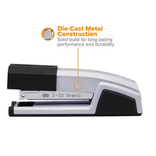 Bostitch Premium Epic Stapler, 25-Sheet Capacity, Silver