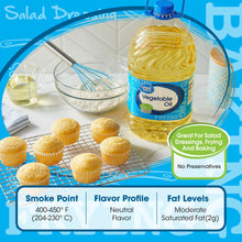 Great Value Vegetable Oil, Heart Healthy and Versatile, 1 Gallon Bottle
