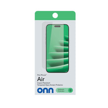 onn Impact Resistant Glass Screen Protector with Easy Application Tray for iPhone Air