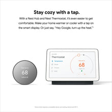 Google Nest Thermostat - Programmable Smart Thermostat for Home - Charcoal