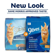 9Lives Daily Essentials Dry Cat Food with Chicken, Beef & Salmon Flavors, 3.15 lb. Bag
