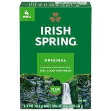 (8 pack) Irish Spring Original Deodorant Bar Soap for Men, With Flaxseed Oil, 3.7 oz Bar (4 Pack)