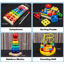 9-PieceWoodenToddlerLearningSet-MontessoriMusical-EducationalToyswithXylophone-BellStick-Maracas_106_6 - USA Mega Market