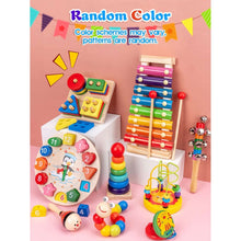 9-PieceWoodenToddlerLearningSet-MontessoriMusical-EducationalToyswithXylophone-BellStick-Maracas_4390_1 - USA Mega Market