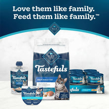 Blue Buffalo Tastefuls Natural Pate Wet Cat Food Variety Pack, Salmon, Chicken, Ocean Fish & Tuna Entrées 3-oz Cans (12 Count - 4 of Each Flavor)