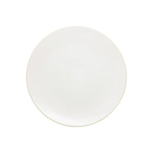 10 Strawberry Street 16-Piece Two Tone Coupe Dinnerware Set - Tan/White