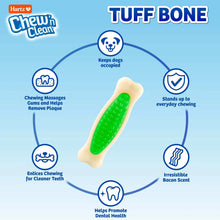 Hartz Chew n Clean Tuff Bone Dog Toy, Small, Color May Vary