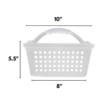 Mainstays Small Portable Shower Caddy Frost Plastic