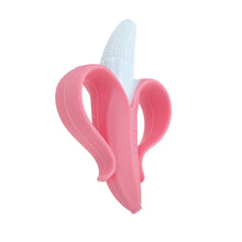 Nuby NanaNubs Banana Massaging Toothbrush for Infants, Pink