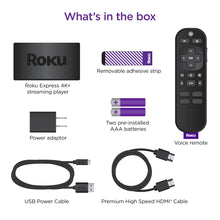 Roku Express 4K+ | Streaming Player HD/4K/HDR with Roku Voice Remote with TV Controls