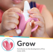 Nuby NanaNubs Banana Massaging Toothbrush for Infants, Pink