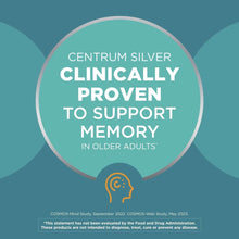 Centrum Silver Adults 50 Plus Multivitamin with Vitamins C, D, and E, 125 Count