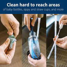 Dr. Brown's Silicone Cleaning Brush Set with Bottle, Spout, and Straw Brushes, BPA Free, 3 Pack
