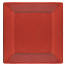 10 Strawberry Street Nova Square 16-Piece Stoneware Dinnerware Set, Red