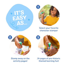 Melissa & Doug Sticker WOW!™ 24-Page Activity Pad and Stamper, 300 Stickers, Arts and Crafts Fidget Toy Collectible Character – Dinosaur