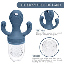 Little Twig Freezable Teether Set Steel Blue