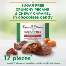 RUSSELL STOVER Sugar Free Pecan Delight Chocolate Candy, 10 oz. bag