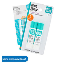 Pen+Gear School Glue Sticks, Washable/Disappearing Purple, 0.21 oz 2 Count, Dry Time 3 Min