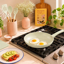 Elements by Thyme & Table 9.5" Ceramic Non-Stick Fry Pan - Green