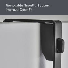 Better Homes & Gardens SnugFit Over-the-Door Hook Rack – 3 Double Hooks, Matte Black Steel