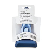 Vibrant Life Medium Undercoat Deshedding Tool with Non-Slip Handle for Dogs