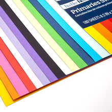Hello Hobby Smooth Dyed to the Core Primaries Cardstock Pack - 8.5 x 11 Inches - 180 Sheets