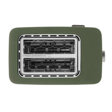 Thyme & Table 2-Slice Toaster, Extra-Wide Slots with Removable Crumb Tray, Dusty Moss