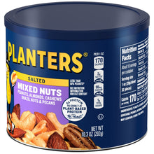 Salted Mixed Nuts, Party Snacks, Plant-Based Protein 10.3Oz (1 Canister) - Brands For Less USA