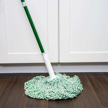 Libman Tornado Twist Mop Cotton Blend Head Steel Handle Green & White