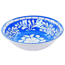 Elama Nelly 12 Piece Melamine Dinnerware Set in Blue