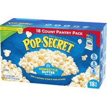 Pop Secret Popcorn, Homestyle Butter Microwave Popcorn, 3 Ounce (Pack of 18)