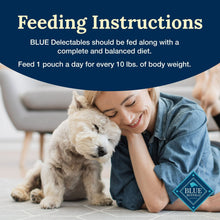 Blue Buffalo Delectables Natural Wet Dog Food Toppers, Hearty Beef, 3-oz Pouch