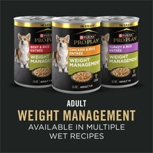 Purina Pro Plan Weight Management Dry Dog Food, Shredded Chicken and Rice, High-Protein Kibble with Probiotics