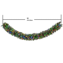 9_Pre-litLEDWithTwinkleArtificialGreeneryGarland - USA Mega Market